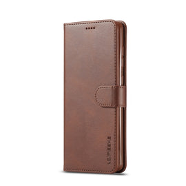 LC.IMEEKE Calf Texture Horizontal Flip Leather Case with Holder & Card Slots & Wallet, For Samsung Galaxy A03s 166mm