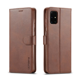 LC.IMEEKE Calf Texture Horizontal Flip Leather Case with Holder & Card Slots & Wallet, For Samsung Galaxy A03s 166mm