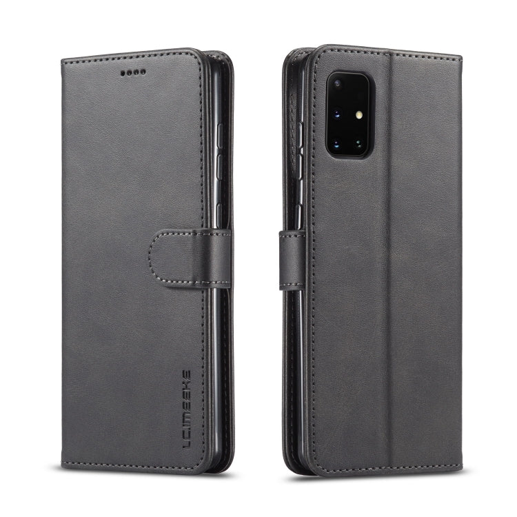 LC.IMEEKE Calf Texture Horizontal Flip Leather Case with Holder & Card Slots & Wallet, For Samsung Galaxy A03s 166mm
