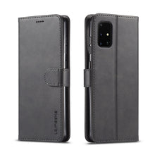 Load image into Gallery viewer, LC.IMEEKE Calf Texture Horizontal Flip Leather Case with Holder &amp; Card Slots &amp; Wallet, For Samsung Galaxy A03s 166mm