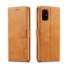 Load image into Gallery viewer, LC.IMEEKE Calf Texture Horizontal Flip Leather Case with Holder &amp; Card Slots &amp; Wallet, For Samsung Galaxy A03s 166mm