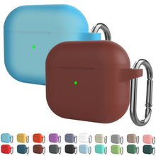 Load image into Gallery viewer, Silicone Thickening Wireless Earphone Protective Case with Hook, For AirPods 3