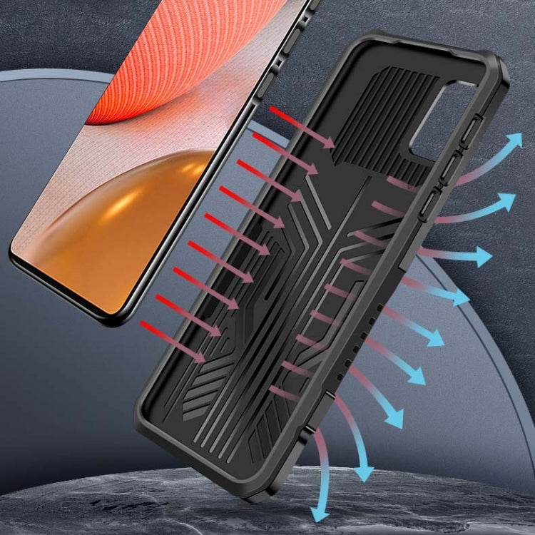 Armor Warrior Shockproof PC + TPU Protective Case, For Samsung Galaxy A02s 164mm, For Samsung Galaxy A03s 166mm, For Samsung Galaxy A03s 164mm