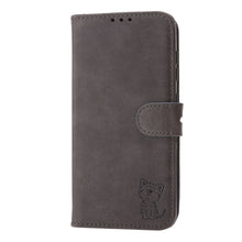 Load image into Gallery viewer, Embossed Happy Cat Pattern Horizontal Flip Leather Case with Holder &amp; Card Slots &amp; Wallet, For Xiaomi Redmi Note 10 Pro 5G, For Xiaomi Redmi 10, For Xiaomi Mi 11, For Xiaomi Mi 11T, For Xiaomi Mi 11 Ultra, For Xiaomi Mi 11 Lite, For Google Pixel 5a 5G ...
