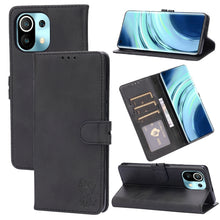 Load image into Gallery viewer, Embossed Happy Cat Pattern Horizontal Flip Leather Case with Holder &amp; Card Slots &amp; Wallet, For Xiaomi Redmi Note 10 Pro 5G, For Xiaomi Redmi 10, For Xiaomi Mi 11, For Xiaomi Mi 11T, For Xiaomi Mi 11 Ultra, For Xiaomi Mi 11 Lite, For Google Pixel 5a 5G ...