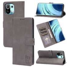 Load image into Gallery viewer, Embossed Happy Cat Pattern Horizontal Flip Leather Case with Holder &amp; Card Slots &amp; Wallet, For Xiaomi Redmi Note 10 Pro 5G, For Xiaomi Redmi 10, For Xiaomi Mi 11, For Xiaomi Mi 11T, For Xiaomi Mi 11 Ultra, For Xiaomi Mi 11 Lite, For Google Pixel 5a 5G ...