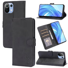 Load image into Gallery viewer, Embossed Happy Cat Pattern Horizontal Flip Leather Case with Holder &amp; Card Slots &amp; Wallet, For Xiaomi Redmi Note 10 Pro 5G, For Xiaomi Redmi 10, For Xiaomi Mi 11, For Xiaomi Mi 11T, For Xiaomi Mi 11 Ultra, For Xiaomi Mi 11 Lite, For Google Pixel 5a 5G ...