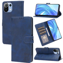 Load image into Gallery viewer, Embossed Happy Cat Pattern Horizontal Flip Leather Case with Holder &amp; Card Slots &amp; Wallet, For Xiaomi Redmi Note 10 Pro 5G, For Xiaomi Redmi 10, For Xiaomi Mi 11, For Xiaomi Mi 11T, For Xiaomi Mi 11 Ultra, For Xiaomi Mi 11 Lite, For Google Pixel 5a 5G ...