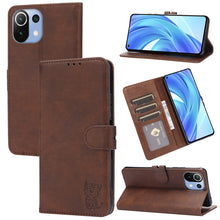 Load image into Gallery viewer, Embossed Happy Cat Pattern Horizontal Flip Leather Case with Holder &amp; Card Slots &amp; Wallet, For Xiaomi Redmi Note 10 Pro 5G, For Xiaomi Redmi 10, For Xiaomi Mi 11, For Xiaomi Mi 11T, For Xiaomi Mi 11 Ultra, For Xiaomi Mi 11 Lite, For Google Pixel 5a 5G ...