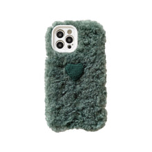Load image into Gallery viewer, Plush Heart Soft Protective Case, For iPhone 11 Pro