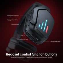 Load image into Gallery viewer, ONIKUMA B60 Bluetooth 5.0 Adjustable Strong Bass Gaming Wireless Bluetooth Headset with Microphone