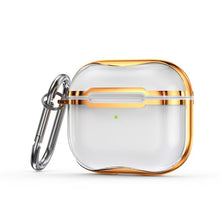 Load image into Gallery viewer, Electroplating Frame + Transparent TPU Earphone Protective Case with Hook, For AirPods 3