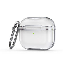 Load image into Gallery viewer, Electroplating Frame + Transparent TPU Earphone Protective Case with Hook, For AirPods 3