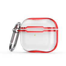 Load image into Gallery viewer, Electroplating Frame + Transparent TPU Earphone Protective Case with Hook, For AirPods 3