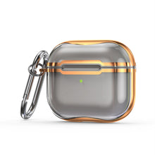 Load image into Gallery viewer, Electroplating Frame + Transparent TPU Earphone Protective Case with Hook, For AirPods 3