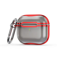 Load image into Gallery viewer, Electroplating Frame + Transparent TPU Earphone Protective Case with Hook, For AirPods 3