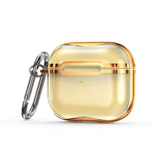 Load image into Gallery viewer, Electroplating Frame + Transparent TPU Earphone Protective Case with Hook, For AirPods 3