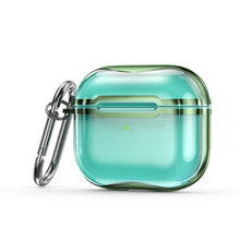 Load image into Gallery viewer, Electroplating Frame + Transparent TPU Earphone Protective Case with Hook, For AirPods 3