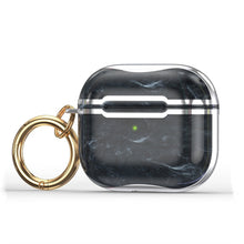 Load image into Gallery viewer, Marble Texture Electroplating Frame Earphone Protective Case with Hook, For AirPods 3