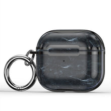 Load image into Gallery viewer, Marble Texture Electroplating Frame Earphone Protective Case with Hook, For AirPods 3