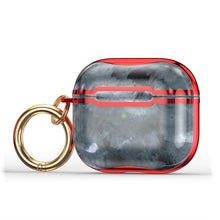 Load image into Gallery viewer, Marble Texture Electroplating Frame Earphone Protective Case with Hook, For AirPods 3