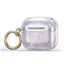 Load image into Gallery viewer, Marble Texture Electroplating Frame Earphone Protective Case with Hook, For AirPods 3
