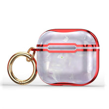 Load image into Gallery viewer, Marble Texture Electroplating Frame Earphone Protective Case with Hook, For AirPods 3