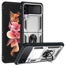 Load image into Gallery viewer, Folding Shockproof TPU + PC Protective Case with 360 Degree Rotating Holder, For Samsung Galaxy Z Flip3 5G