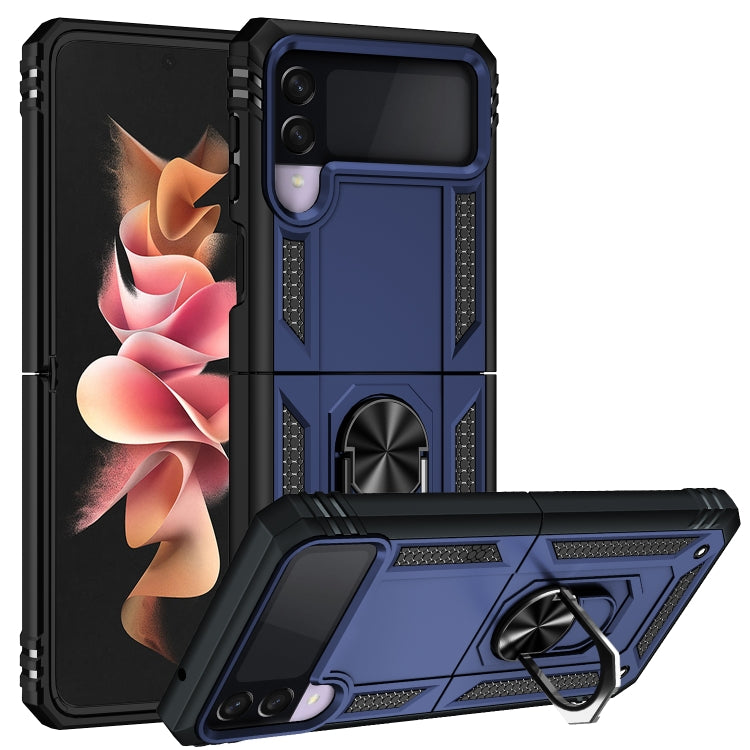 Folding Shockproof TPU + PC Protective Case with 360 Degree Rotating Holder, For Samsung Galaxy Z Flip3 5G