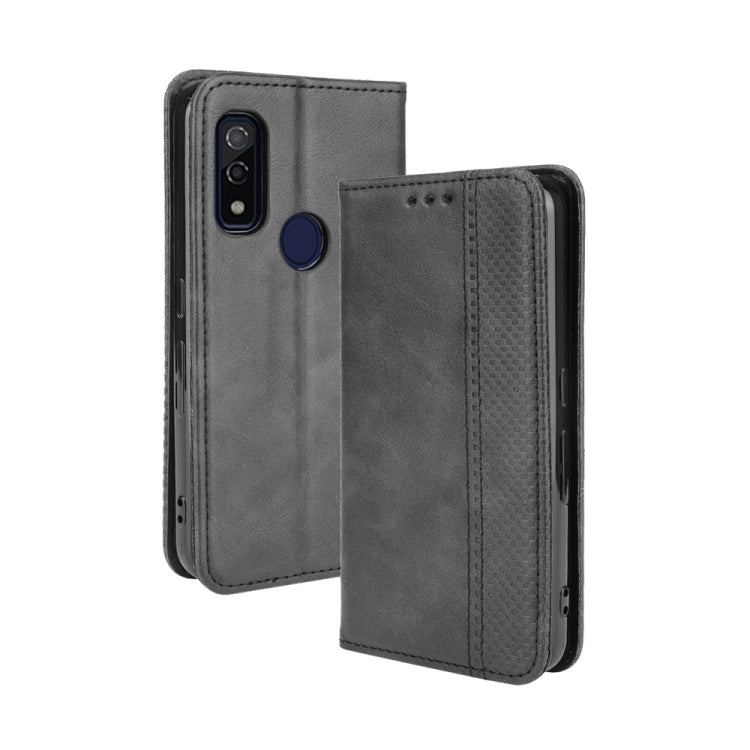 Magnetic Buckle Retro Crazy Horse Texture Horizontal Flip Leather Case with Holder & Card Slots & Photo Frame, For Fujitsu Arrows WE, For Blackview Oscal C20, For Nokia C30, For Nokia C50 5G, For Oukitel WP13 5G, For Aquos Sense6, For Aquos Zero6      ...