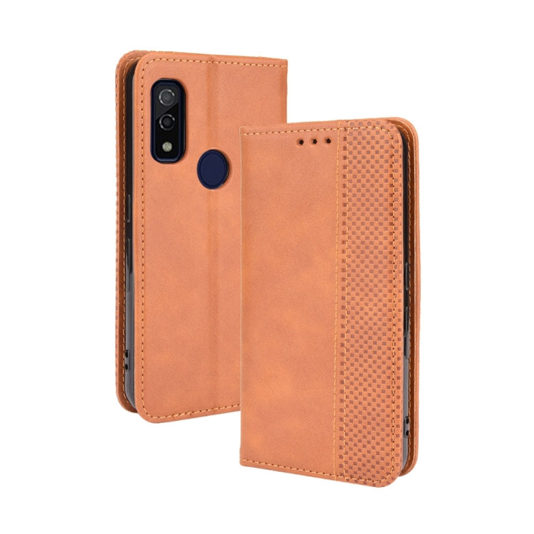 Magnetic Buckle Retro Crazy Horse Texture Horizontal Flip Leather Case with Holder & Card Slots & Photo Frame, For Doogee S59 / S59 Pro, For Doogee S88 Plus / S88 Pro, For Fujitsu Arrows WE, For Blackview Oscal C20, For Nokia C30, For Nokia C50 5G     ...