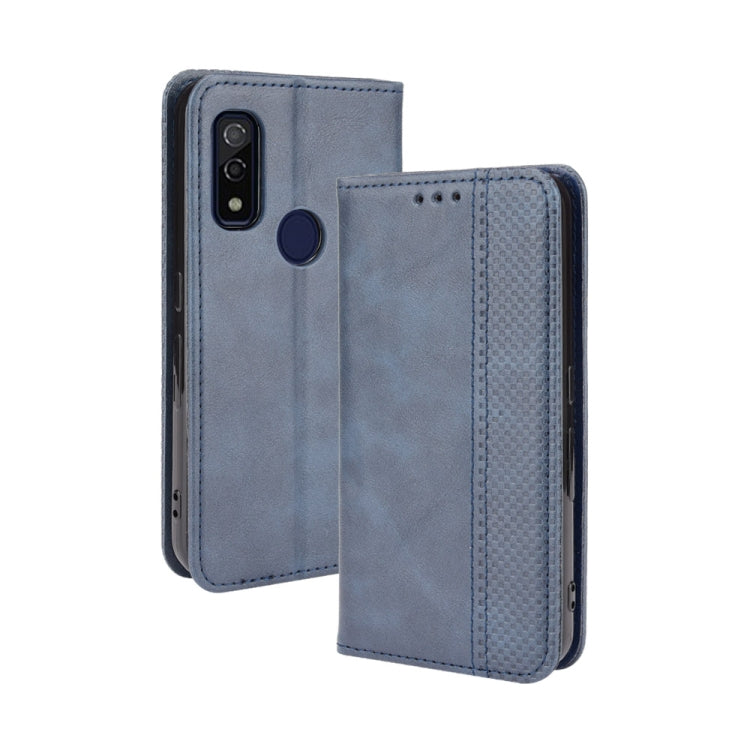 Magnetic Buckle Retro Crazy Horse Texture Horizontal Flip Leather Case with Holder & Card Slots & Photo Frame, For Doogee S59 / S59 Pro, For Doogee S88 Plus / S88 Pro, For Fujitsu Arrows WE, For Blackview Oscal C20, For Nokia C30, For Nokia C50 5G     ...