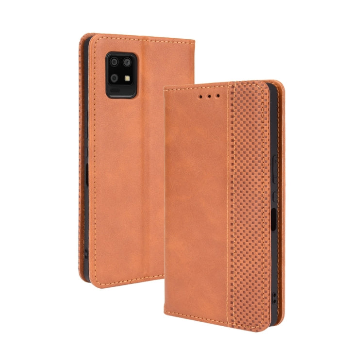 Magnetic Buckle Retro Crazy Horse Texture Horizontal Flip Leather Case with Holder & Card Slots & Photo Frame, For Doogee S59 / S59 Pro, For Doogee S88 Plus / S88 Pro, For Fujitsu Arrows WE, For Blackview Oscal C20, For Nokia C30, For Nokia C50 5G     ...