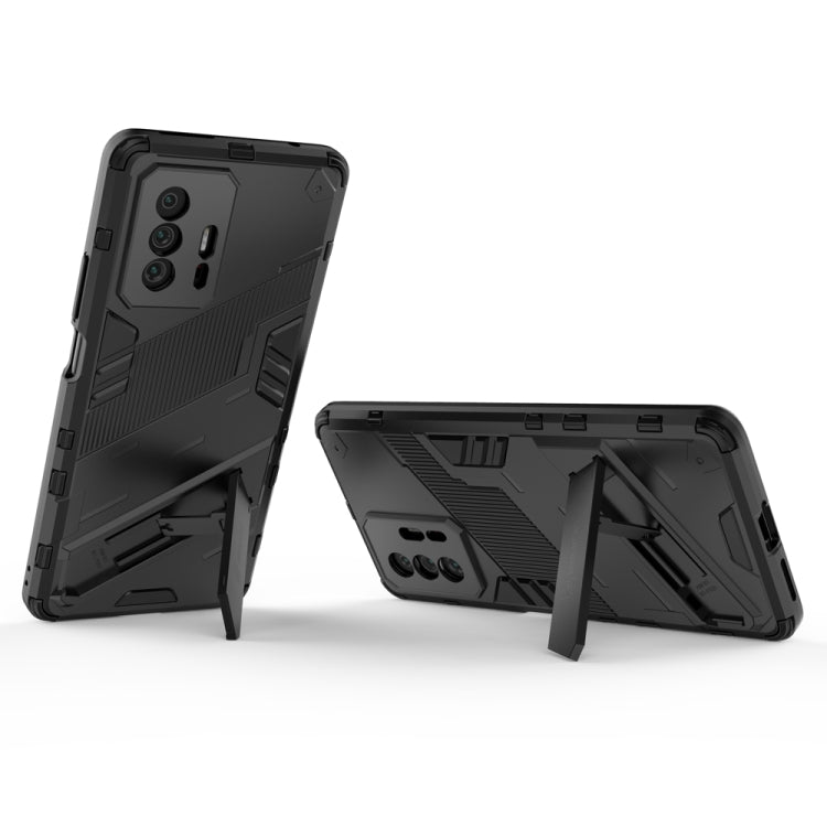 Punk Armor 2 in 1 PC + TPU Shockproof Case with Invisible Holder, For Xiaomi Mi 11T / 11T Pro