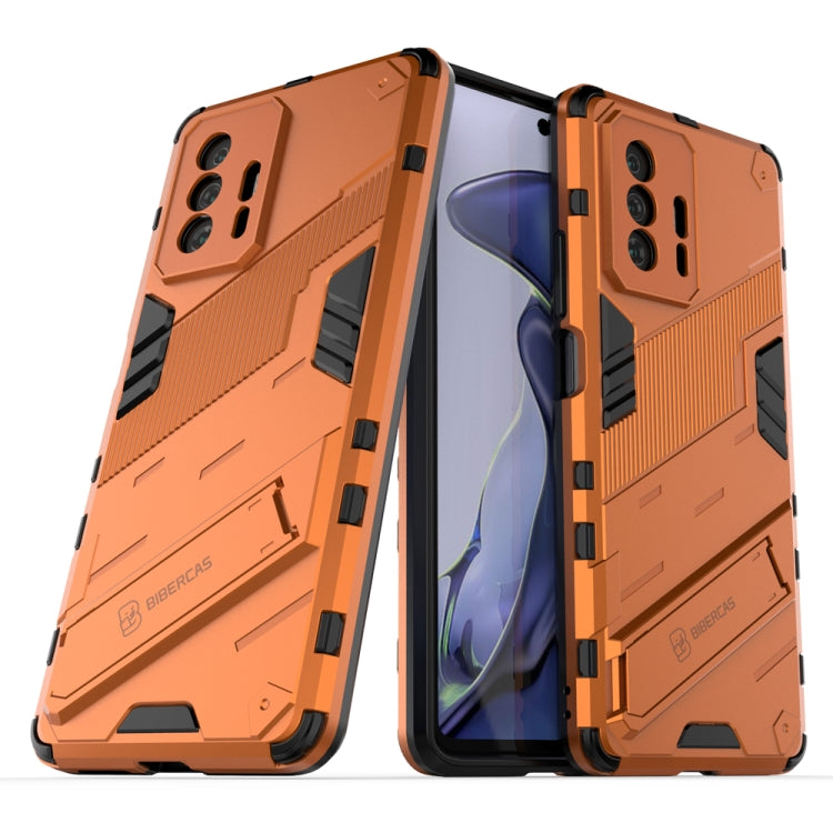 Punk Armor 2 in 1 PC + TPU Shockproof Case with Invisible Holder, For Xiaomi Mi 11T / 11T Pro