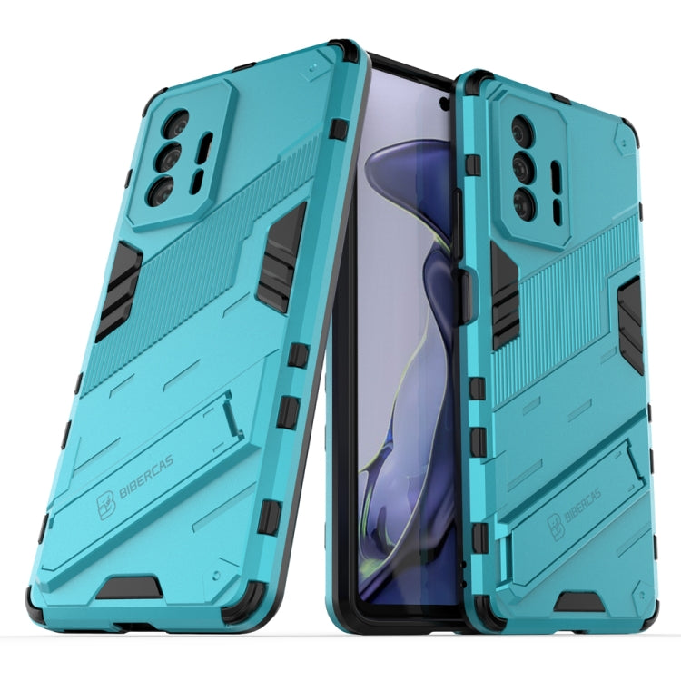 Punk Armor 2 in 1 PC + TPU Shockproof Case with Invisible Holder, For Xiaomi Mi 11T / 11T Pro