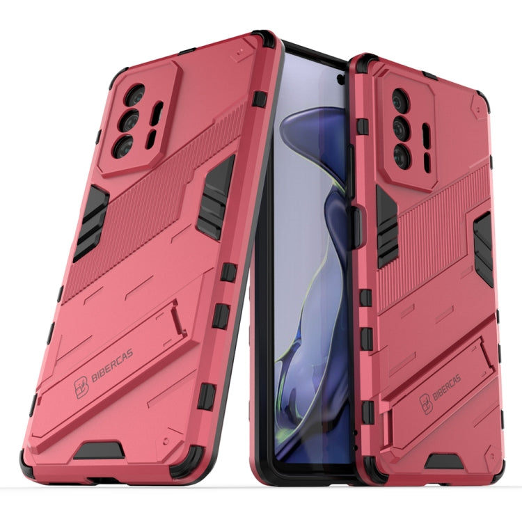 Punk Armor 2 in 1 PC + TPU Shockproof Case with Invisible Holder, For Xiaomi Mi 11T / 11T Pro