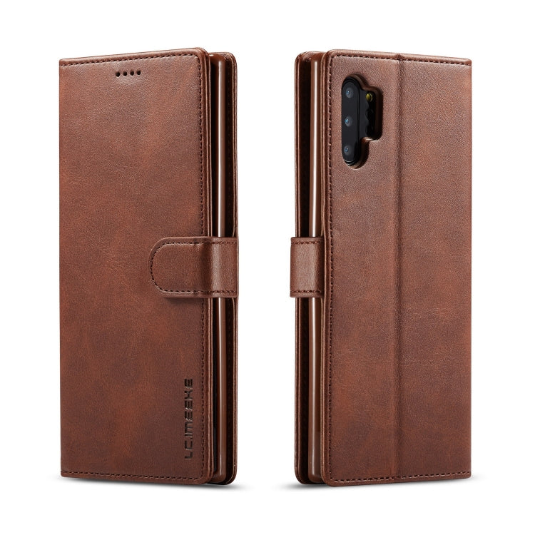 LC.IMEEKE Calf Texture Horizontal Flip Leather Case, with Holder & Card Slots & Wallet, For Galaxy Note 10 Plus, For Galaxy S10, For Galaxy S10 Plus, For Galaxy S10e, For Galaxy A6 Plus (2018)