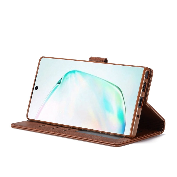 LC.IMEEKE Calf Texture Horizontal Flip Leather Case, with Holder & Card Slots & Wallet, For Galaxy Note 10 Plus, For Galaxy S10, For Galaxy S10 Plus, For Galaxy S10e, For Galaxy A6 Plus (2018)