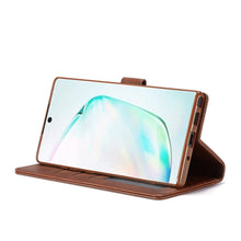 Load image into Gallery viewer, LC.IMEEKE Calf Texture Horizontal Flip Leather Case, with Holder &amp; Card Slots &amp; Wallet, For Galaxy Note 10 Plus, For Galaxy S10, For Galaxy S10 Plus, For Galaxy S10e, For Galaxy A6 Plus (2018)