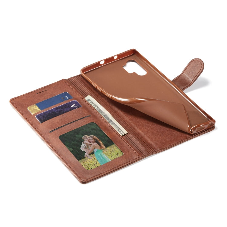 LC.IMEEKE Calf Texture Horizontal Flip Leather Case, with Holder & Card Slots & Wallet, For Galaxy Note 10 Plus, For Galaxy S10, For Galaxy S10 Plus, For Galaxy S10e, For Galaxy A6 Plus (2018)