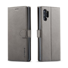 Load image into Gallery viewer, LC.IMEEKE Calf Texture Horizontal Flip Leather Case, with Holder &amp; Card Slots &amp; Wallet, For Galaxy Note 10 Plus, For Galaxy S10, For Galaxy S10 Plus, For Galaxy S10e, For Galaxy A6 Plus (2018)