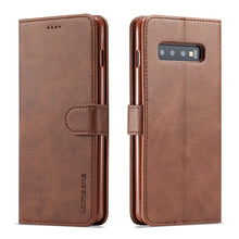 Load image into Gallery viewer, LC.IMEEKE Calf Texture Horizontal Flip Leather Case, with Holder &amp; Card Slots &amp; Wallet, For Galaxy Note 10 Plus, For Galaxy S10, For Galaxy S10 Plus, For Galaxy S10e, For Galaxy A6 Plus (2018)