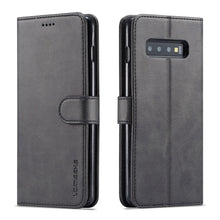 Load image into Gallery viewer, LC.IMEEKE Calf Texture Horizontal Flip Leather Case, with Holder &amp; Card Slots &amp; Wallet, For Galaxy Note 10 Plus, For Galaxy S10, For Galaxy S10 Plus, For Galaxy S10e, For Galaxy A6 Plus (2018)