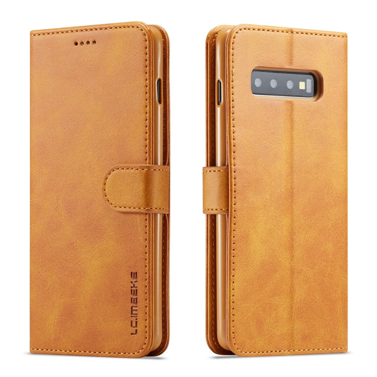 LC.IMEEKE Calf Texture Horizontal Flip Leather Case, with Holder & Card Slots & Wallet, For Galaxy Note 10 Plus, For Galaxy S10, For Galaxy S10 Plus, For Galaxy S10e, For Galaxy A6 Plus (2018)