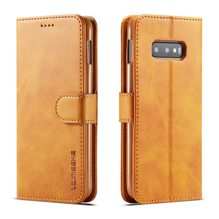 LC.IMEEKE Calf Texture Horizontal Flip Leather Case, with Holder & Card Slots & Wallet, For Galaxy Note 10 Plus, For Galaxy S10, For Galaxy S10 Plus, For Galaxy S10e, For Galaxy A6 Plus (2018)