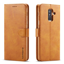 Load image into Gallery viewer, LC.IMEEKE Calf Texture Horizontal Flip Leather Case, with Holder &amp; Card Slots &amp; Wallet, For Galaxy Note 10 Plus, For Galaxy S10, For Galaxy S10 Plus, For Galaxy S10e, For Galaxy A6 Plus (2018)