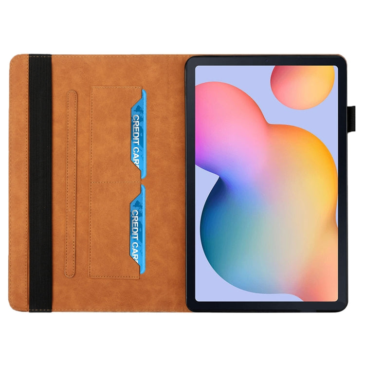 Rhombus Skin Feel Horizontal Flip Tablet Leather Case with Card Slots & Holder, For Samsung Galaxy Tab S6 Lite SM-P610/T615, For Samsung Galaxy Tab A 10.1 2019 T510, For Samsung Galaxy Tab A7 10.4 2020 T500/T505                                         ...