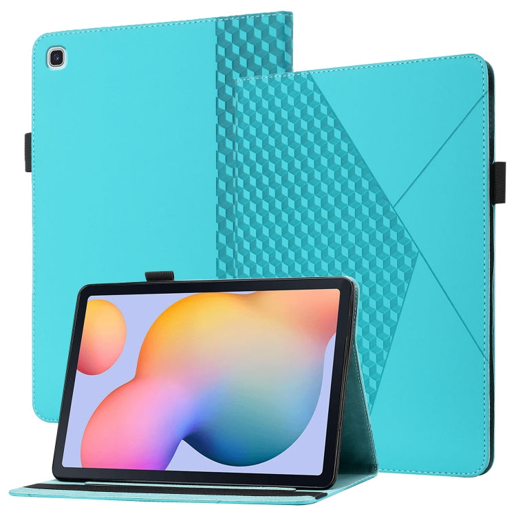 Rhombus Skin Feel Horizontal Flip Tablet Leather Case with Card Slots & Holder, For Samsung Galaxy Tab S6 Lite SM-P610/T615, For Samsung Galaxy Tab A 10.1 2019 T510, For Samsung Galaxy Tab A7 10.4 2020 T500/T505                                         ...