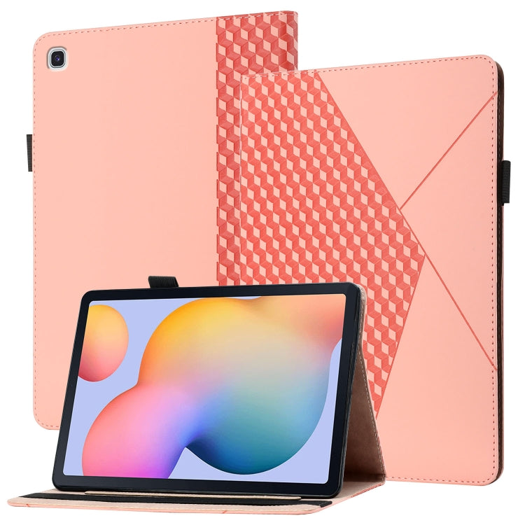 Rhombus Skin Feel Horizontal Flip Tablet Leather Case with Card Slots & Holder, For Samsung Galaxy Tab S6 Lite SM-P610/T615, For Samsung Galaxy Tab A 10.1 2019 T510, For Samsung Galaxy Tab A7 10.4 2020 T500/T505                                         ...